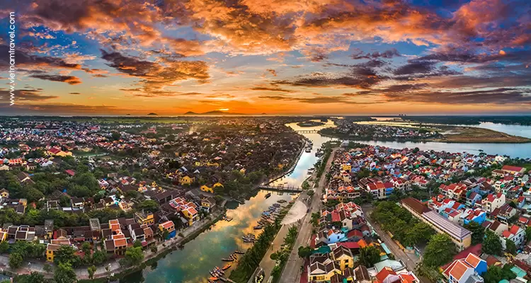 Hoai River, hoi an, vietnam