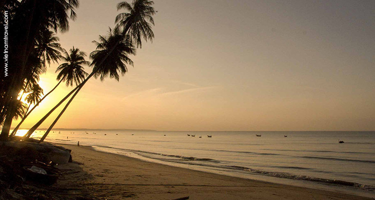 sunset on beach