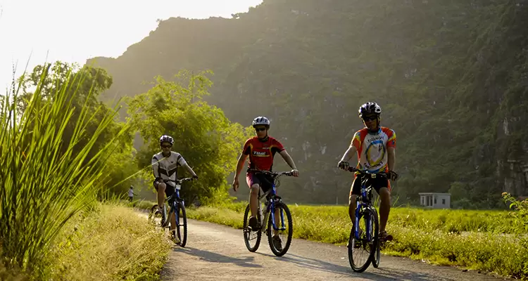 Biking in Ninh Binh