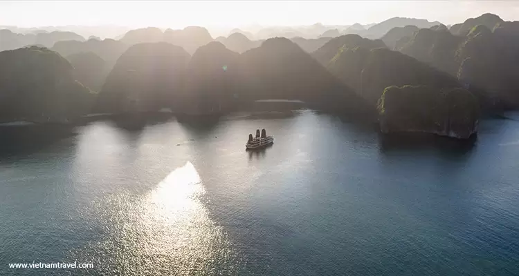 Halong Bay from above