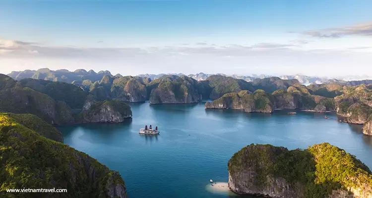 Halong bay from above
