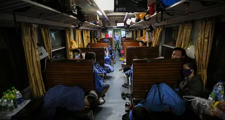 How safe with your stuff on overnight train.