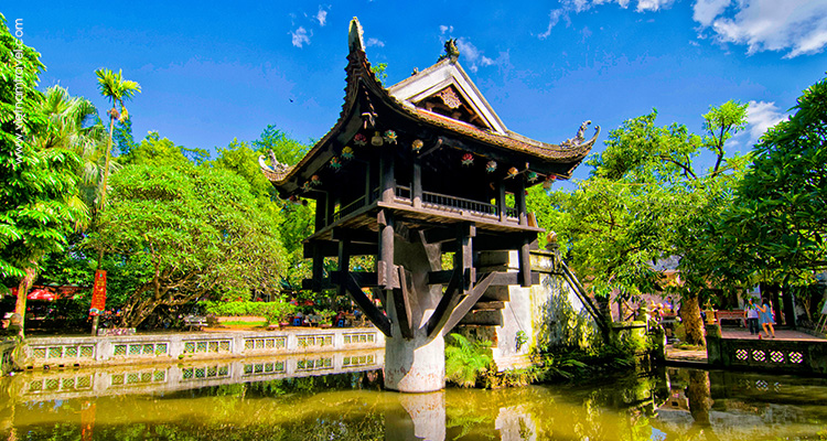 image of One Pilar Pagoda hanoi