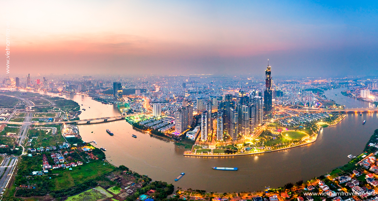 Ho Chi Minh City from above