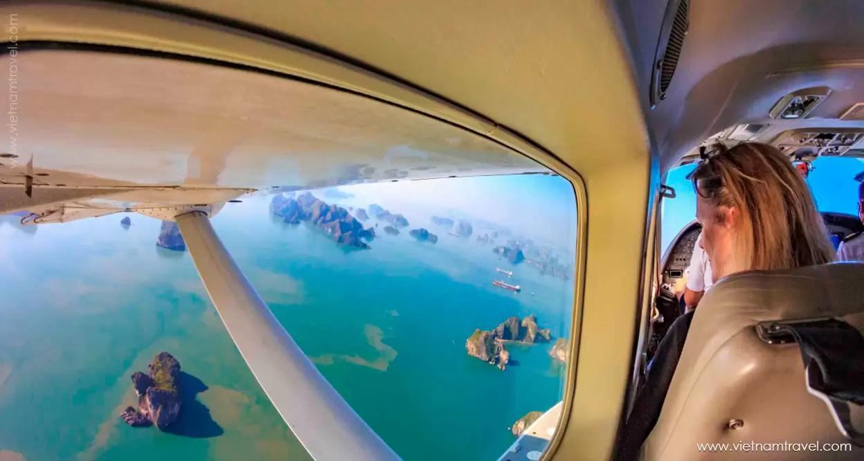 Getting mesmerized by the beauty of the Bay up in the air