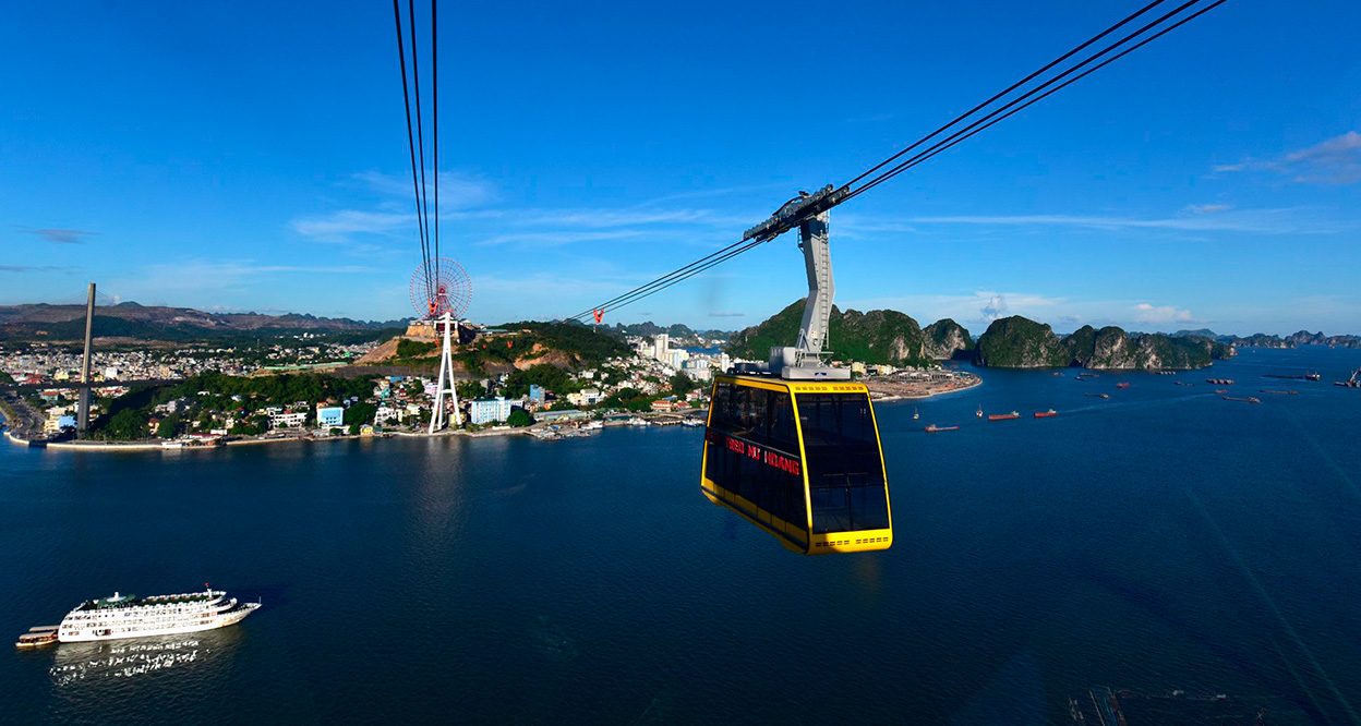 Queen cable car and Sun wheel