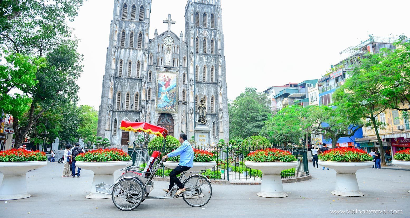 Cyclo in Hanoi, Vietnam