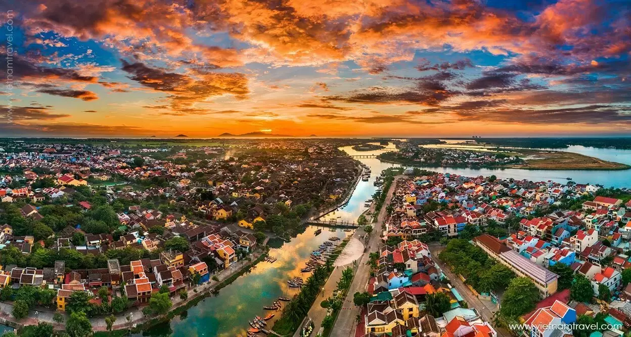 Overview of Hoi An, Vietnam