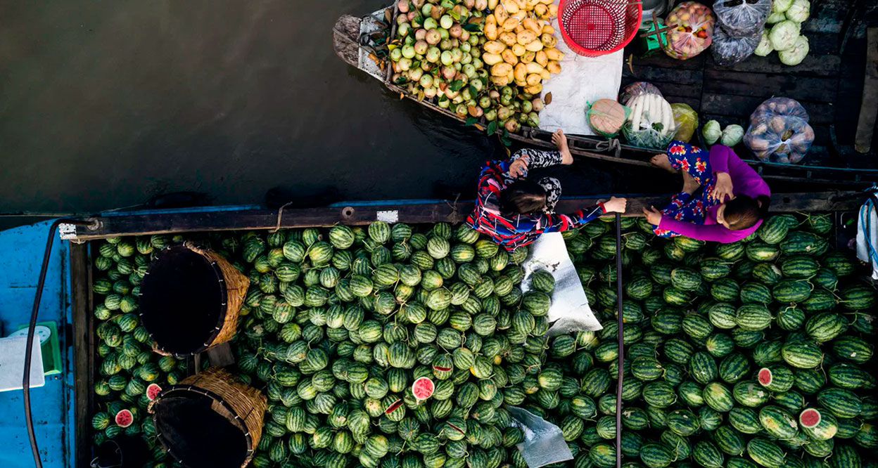 Vietnam photo viewed from above to the US newspaper