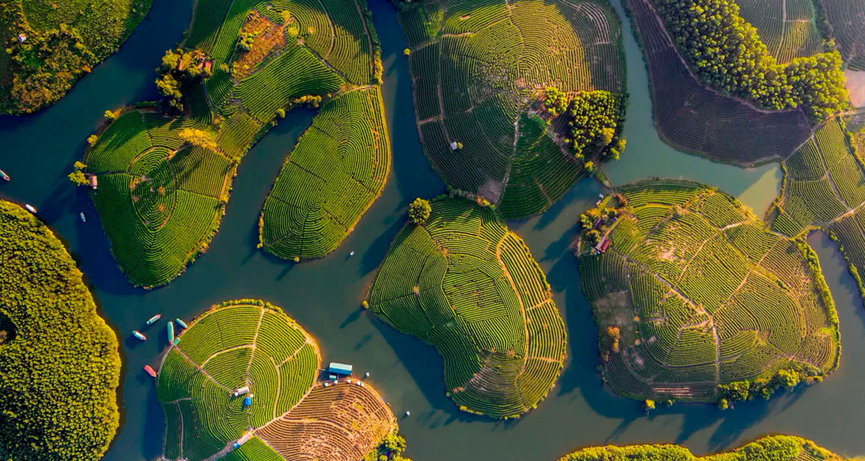 Vietnam photo viewed from above to the US newspaper