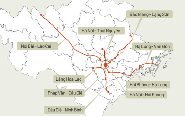 9 Highways connect the Northern provinces with the capital