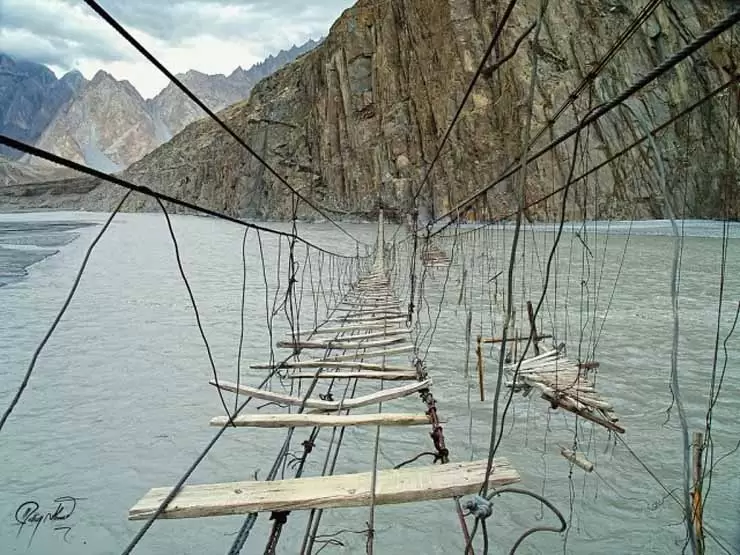 Hussaini Hanging Bridge Pakistan