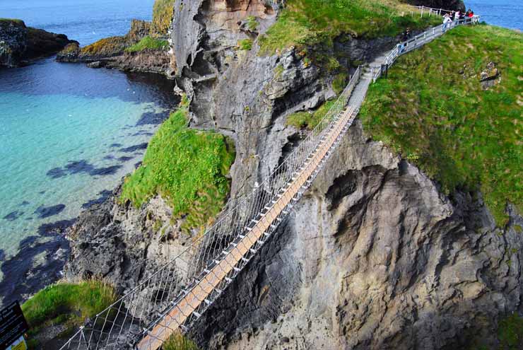 The Carrick-a-Rede Rope Bridge
