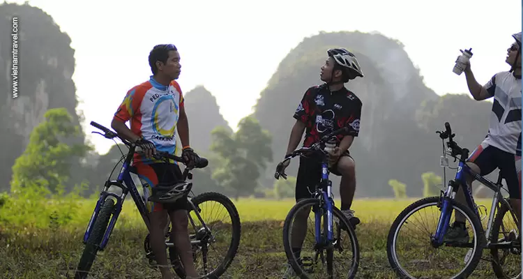 Biking in Ninh Binh