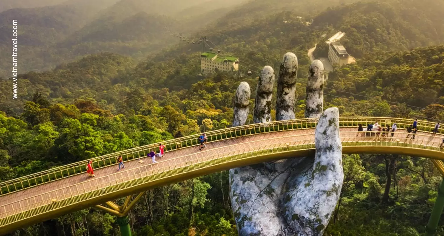 How to get to Vietnam Golden Bridge