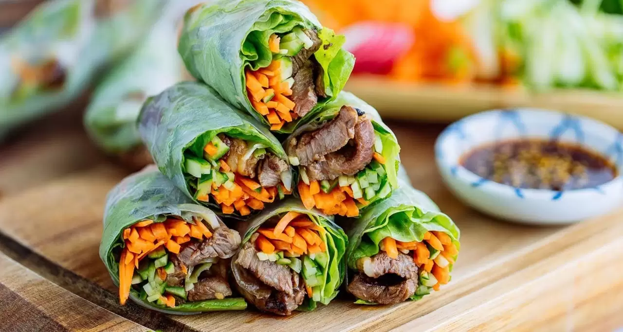 Beef Spring Rolls