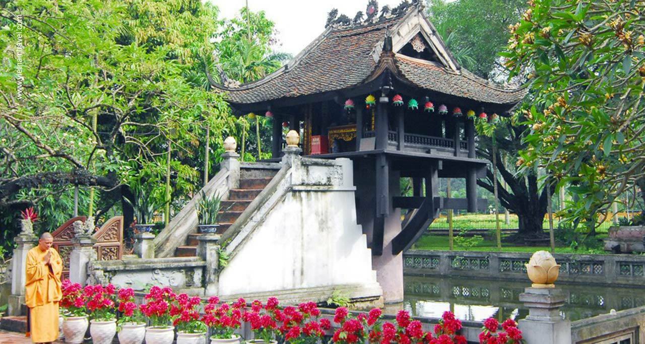 One Pillar Pagoda, Hanoi, vietnam