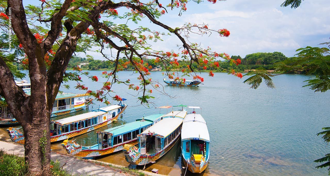 Perfume River in Hue