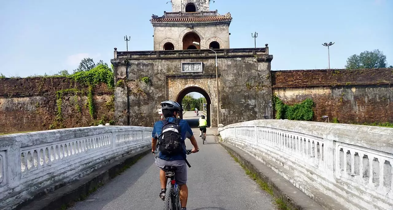 An Ancient Gate of Imperial city of Hue