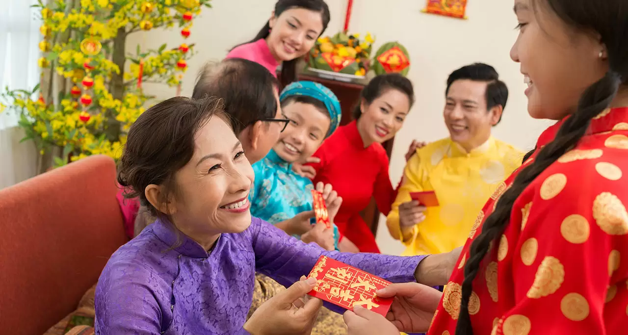 Lucky Money - Red Envelope in Vietnam