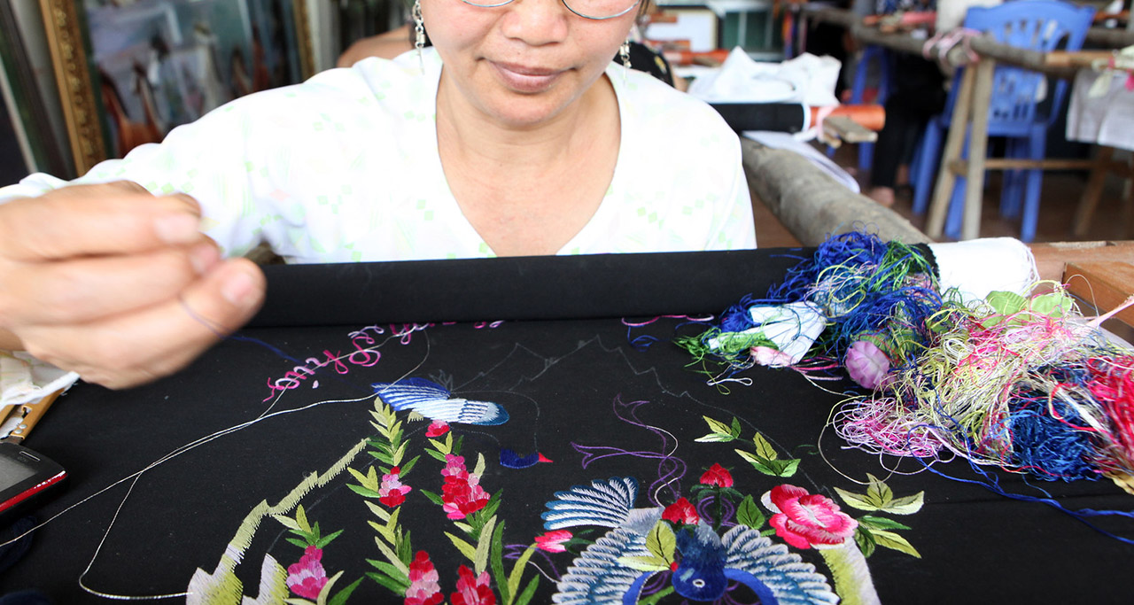 Embroidery in Vietnam