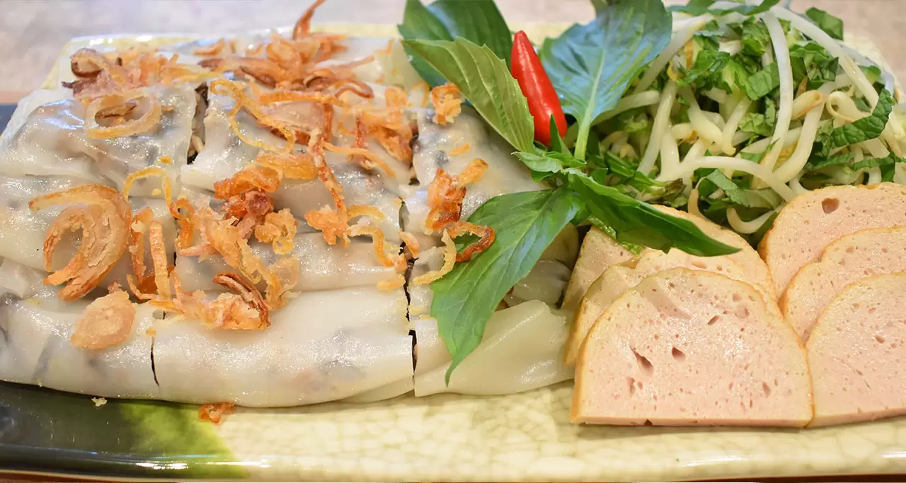 Banh Cuon - Invented in Northern Vietnam but available throughout the country