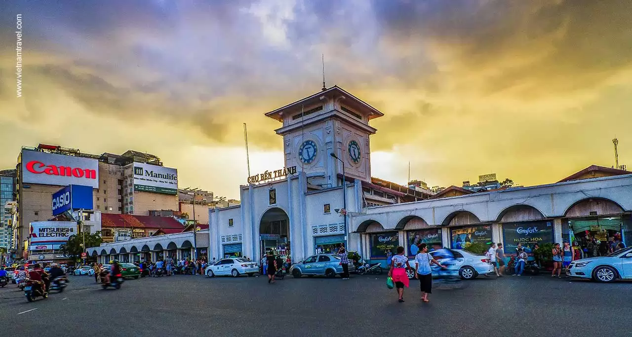 ben thanh market, hcm city