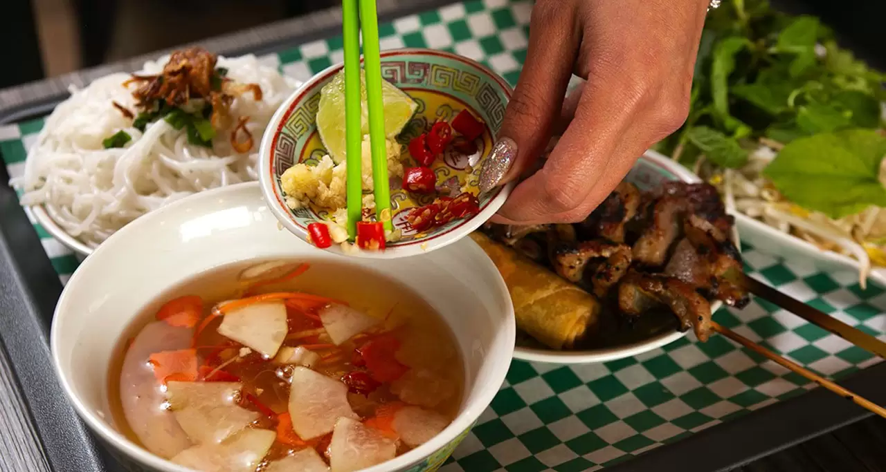 Bun cha is originated and remains very popular in Hanoi