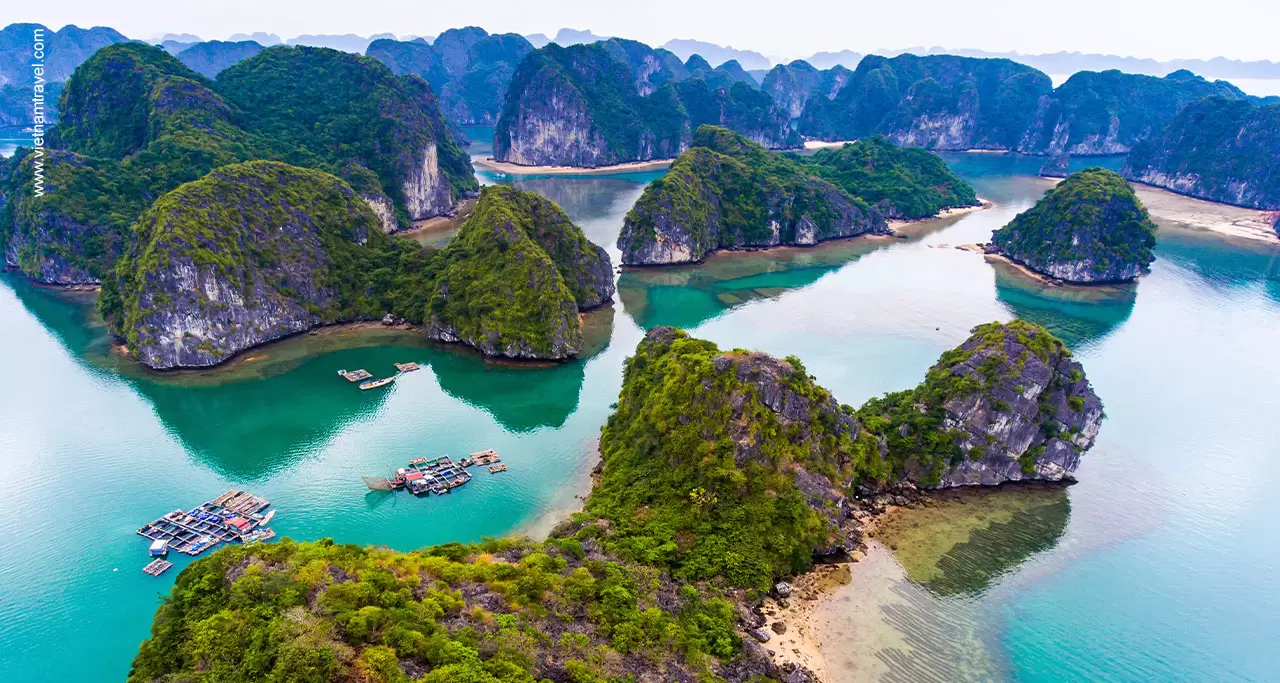 Cat Ba island from above