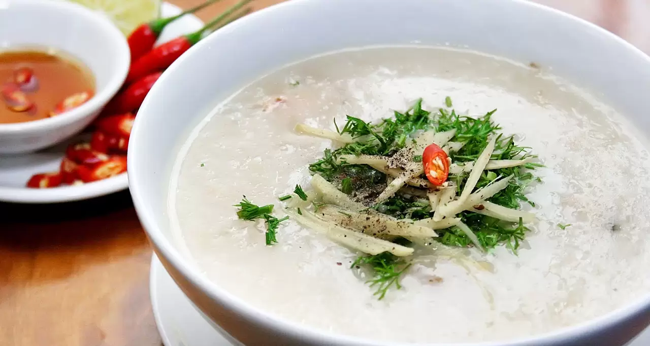 Chao is the name for Vietnamese rice congee with main ingredients of rice and broth (or water)