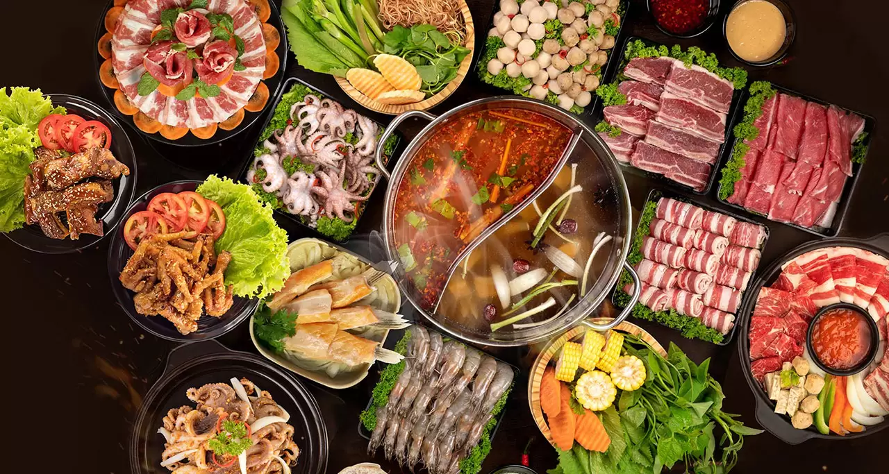 Vietnamese hotpot (lẩu) is a harmonious combination of the rustic flavors to create a delicious dish