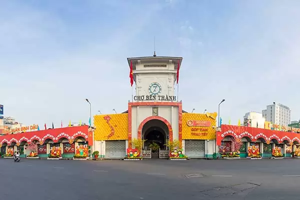ben thanh market, hcm city