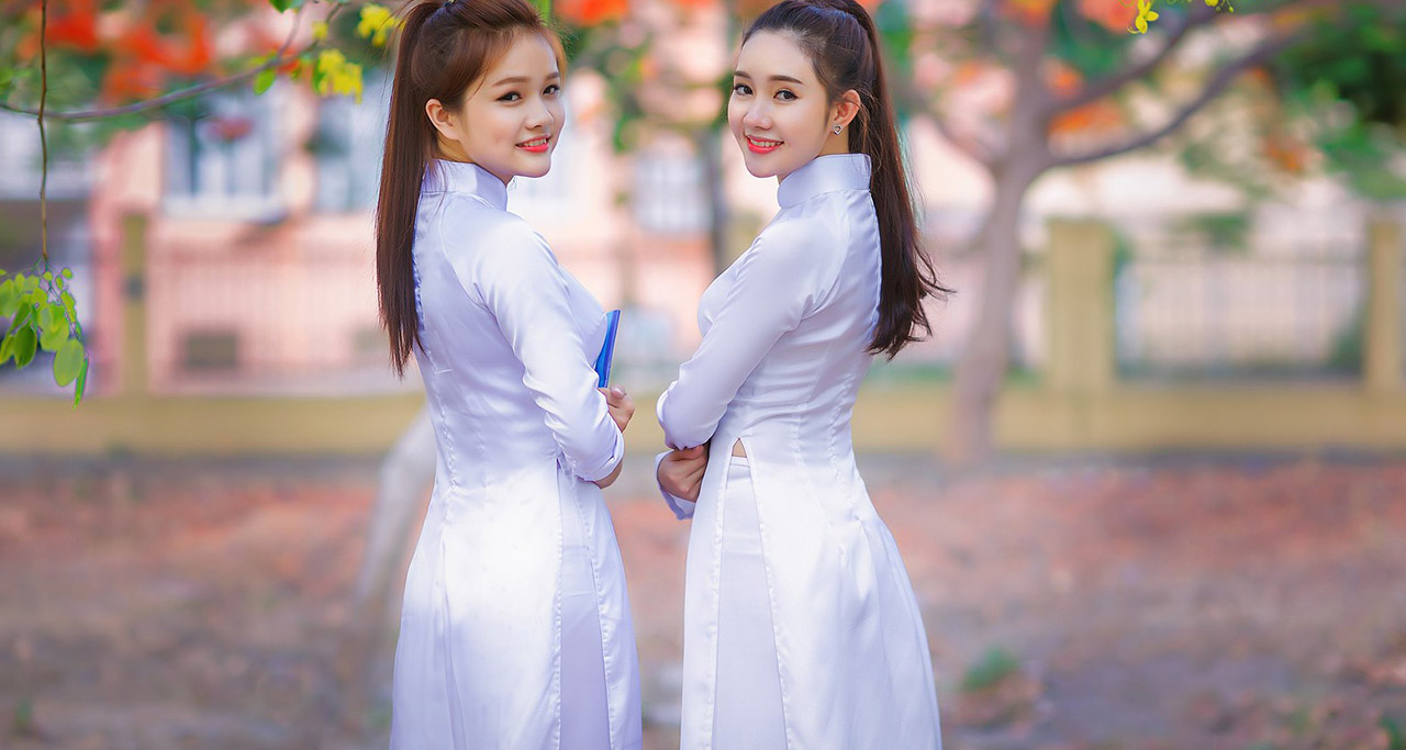 Ao Dai - traditional Vietnamese costume