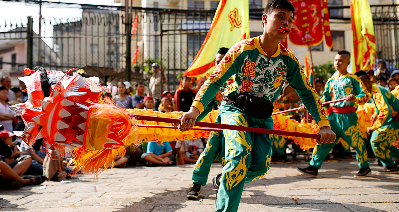 Lion dance