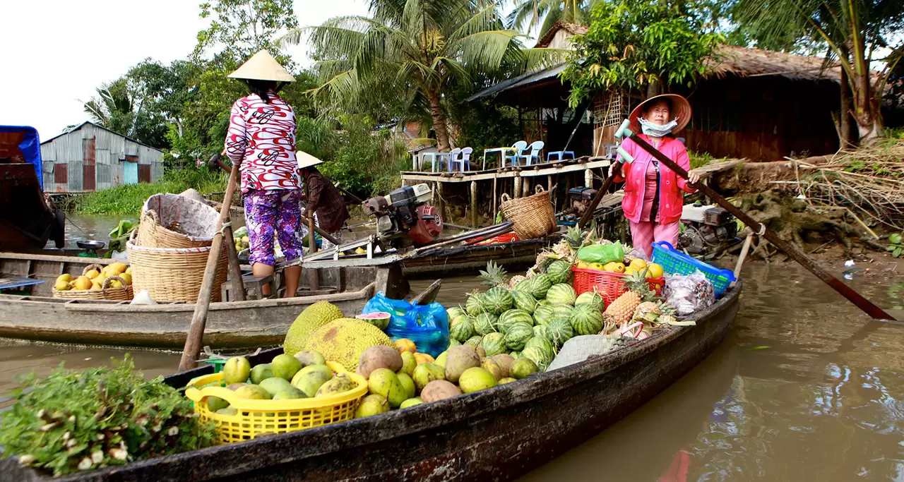 Mekong Delta Floating Market