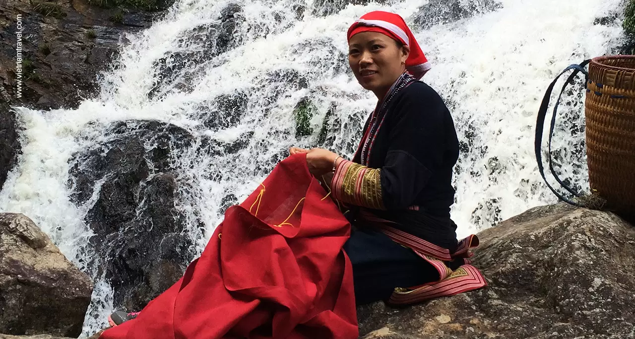 Silver waterfall in Sapa