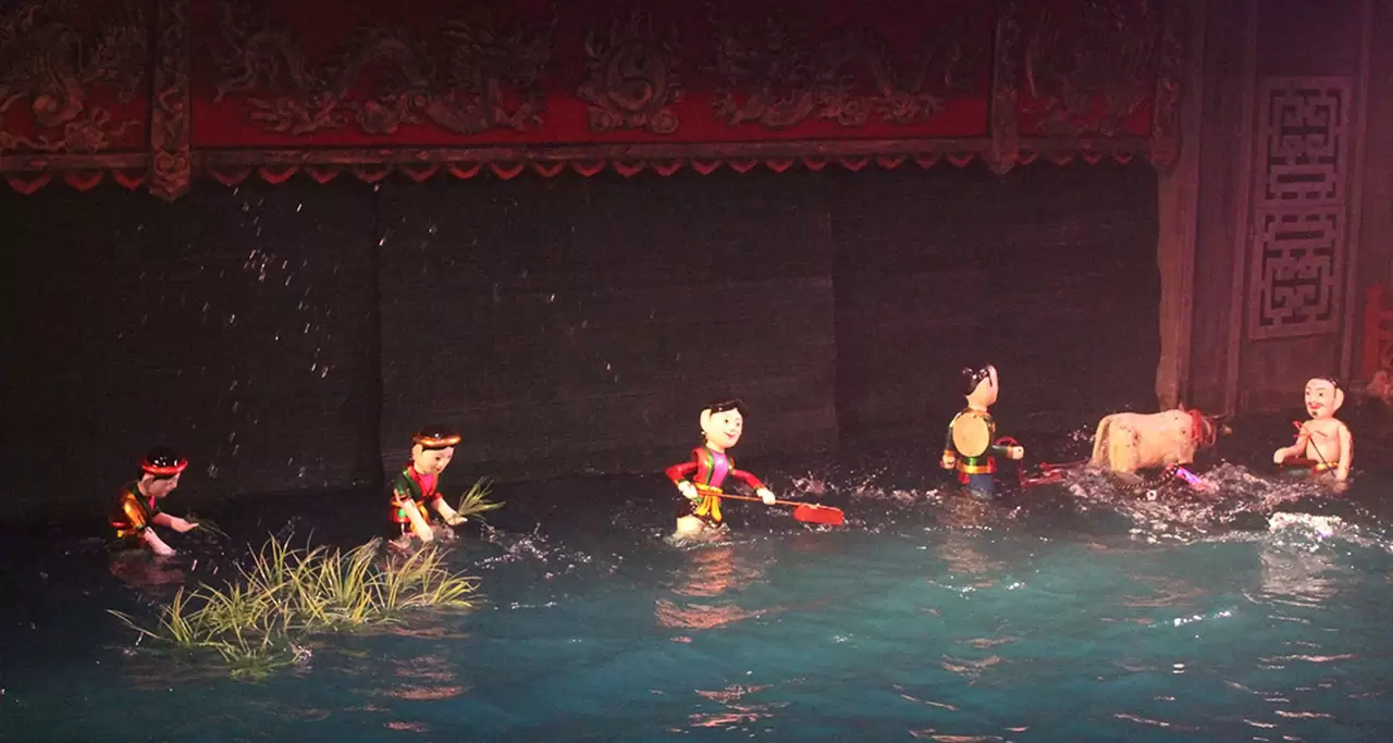 Vietnamese water puppets