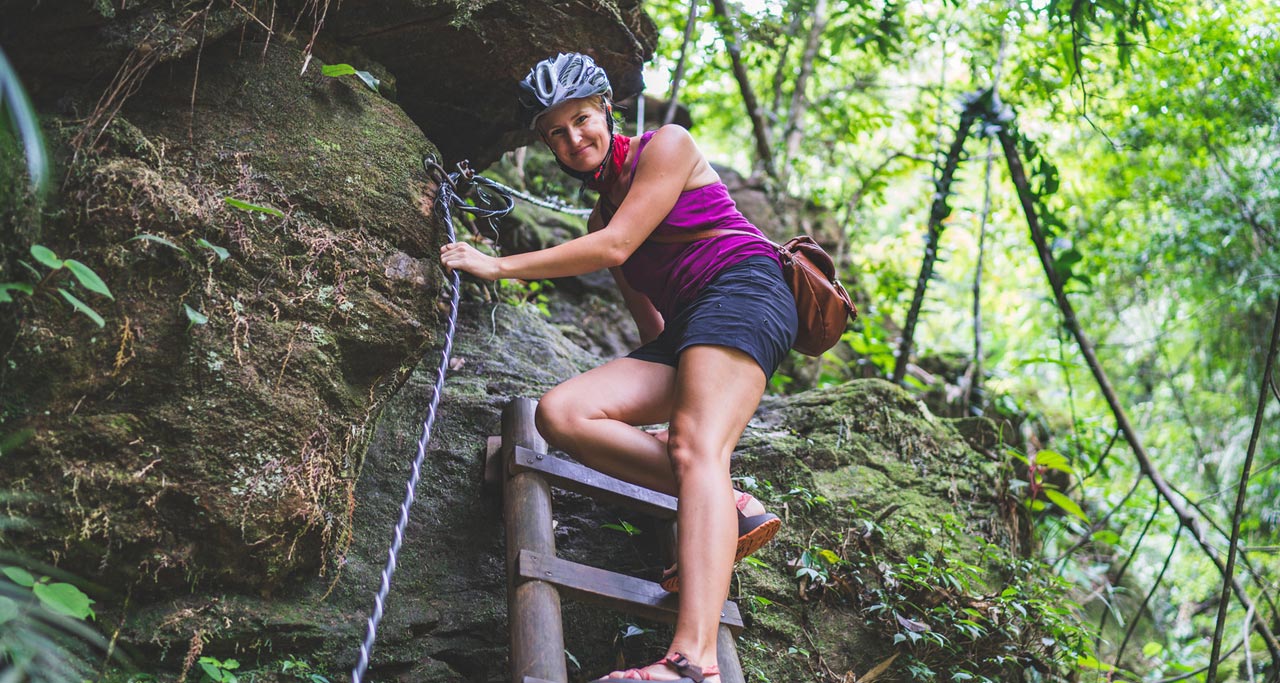 Hiking on Bach Ma Mountain