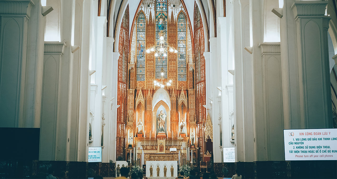 Inside of St Joseph’s Cathedral