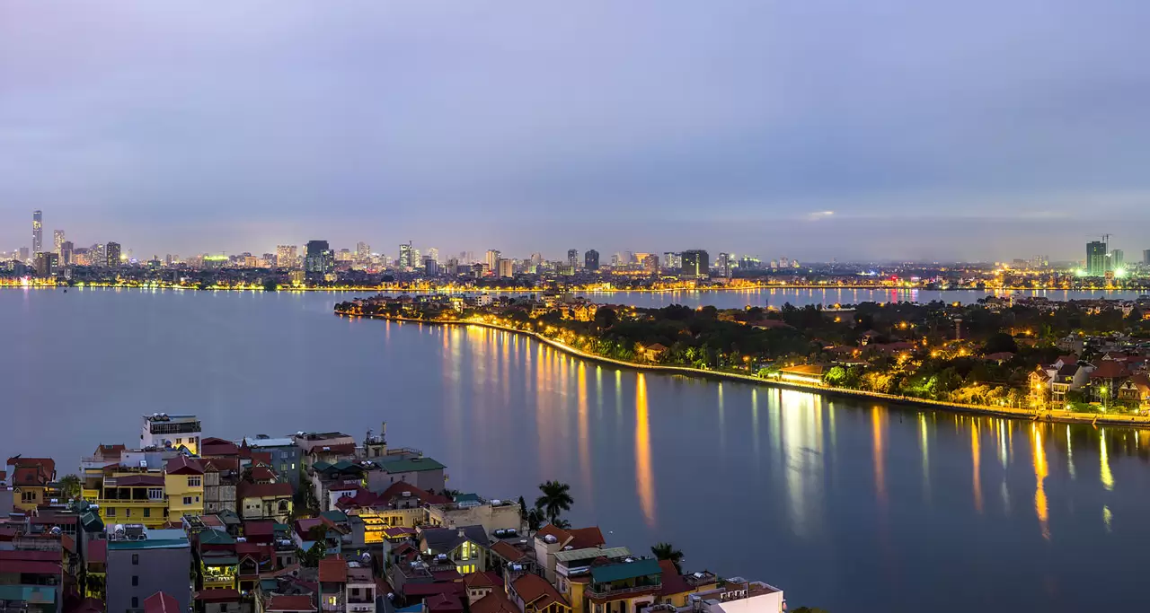 West Lake in Hanoi