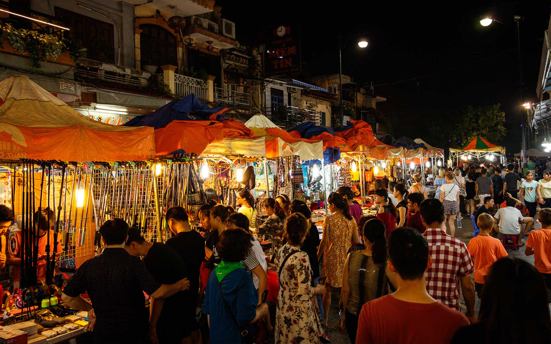Night markets in Hanoi