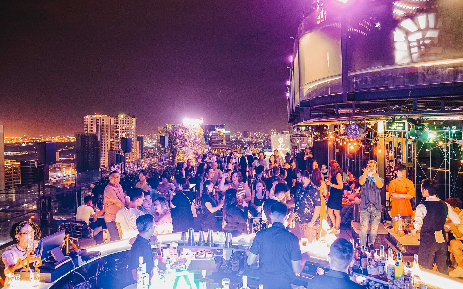 Air Saigon's rooftop bar
