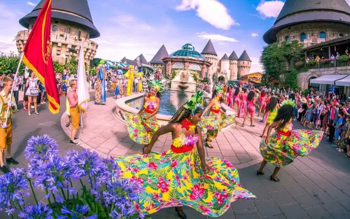 carnival festival in Ba Na hills