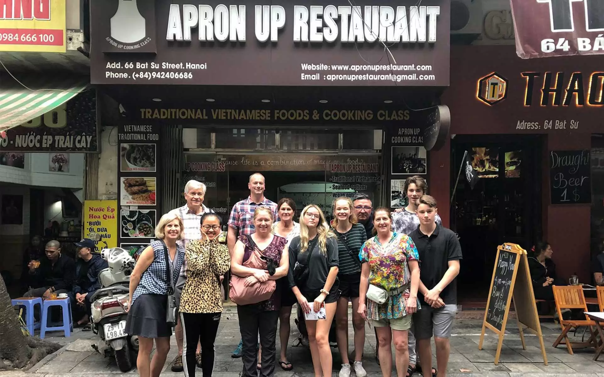 Join in a cooking class at Apron Up Restaurant to better explore the food culture.
