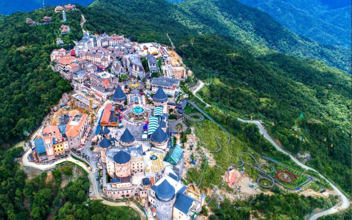 Ba Na hills from above