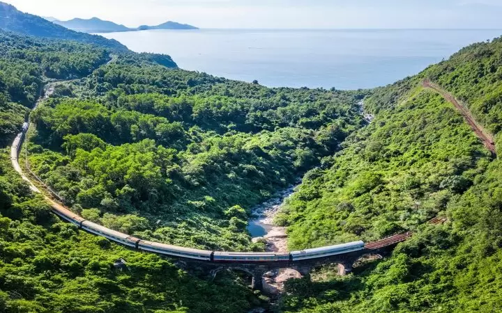 take a seat on train and experience the beauty of Vietnam's beaches