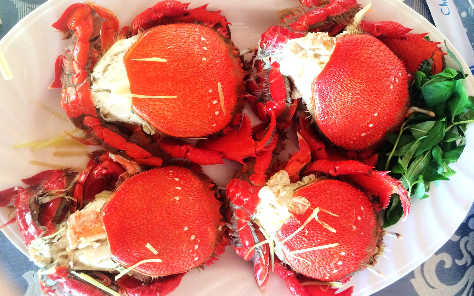 King crabs on Phu Quy Island