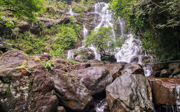 Waterfalls in Botanical Garden