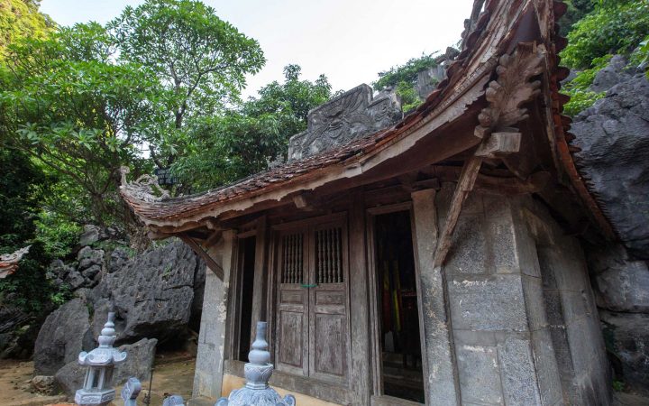 Smallest and highest Upper Pagoda is located near the top of Bich Dong Pagoda