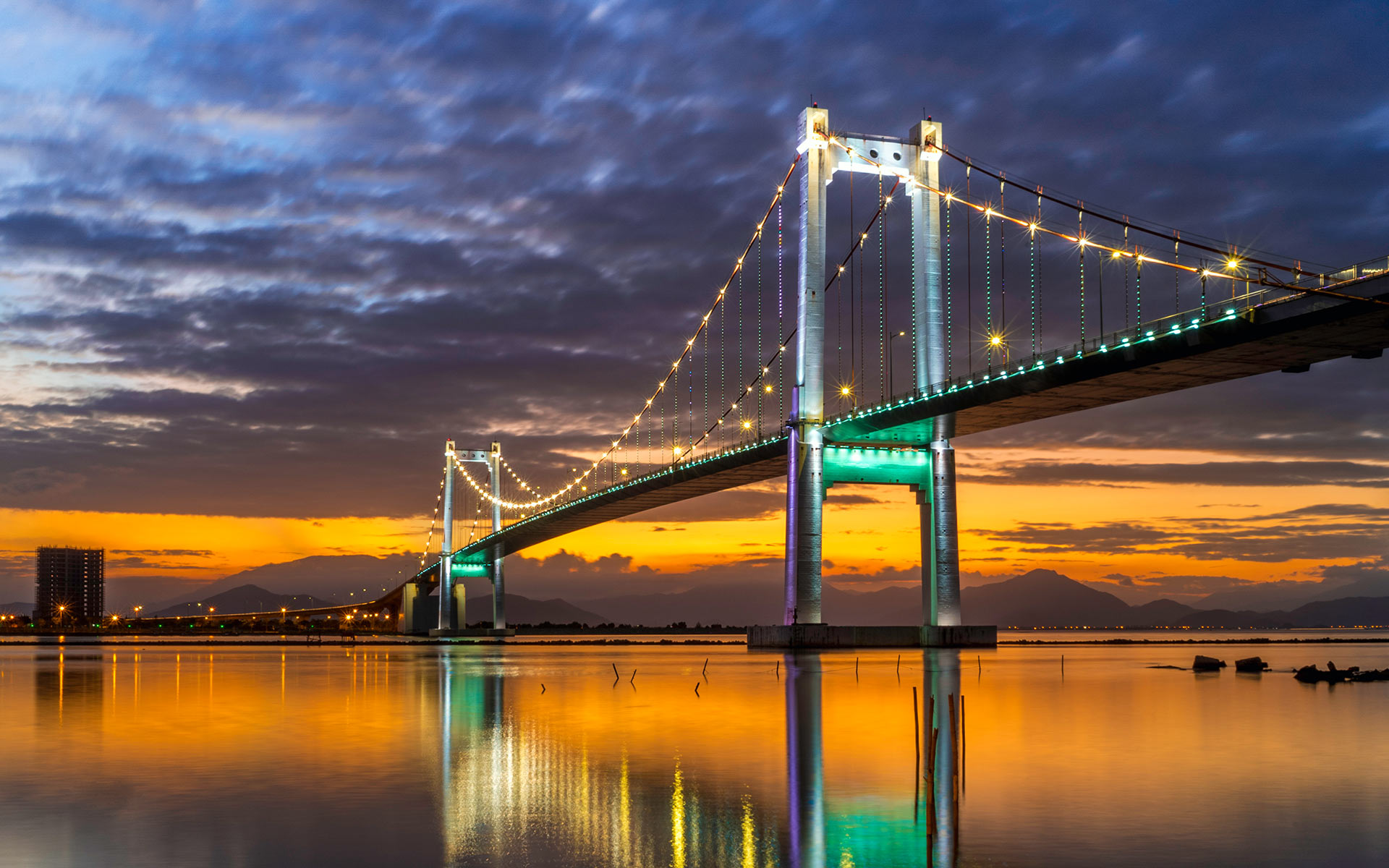 Thuan Phuoc Bridge in danang city